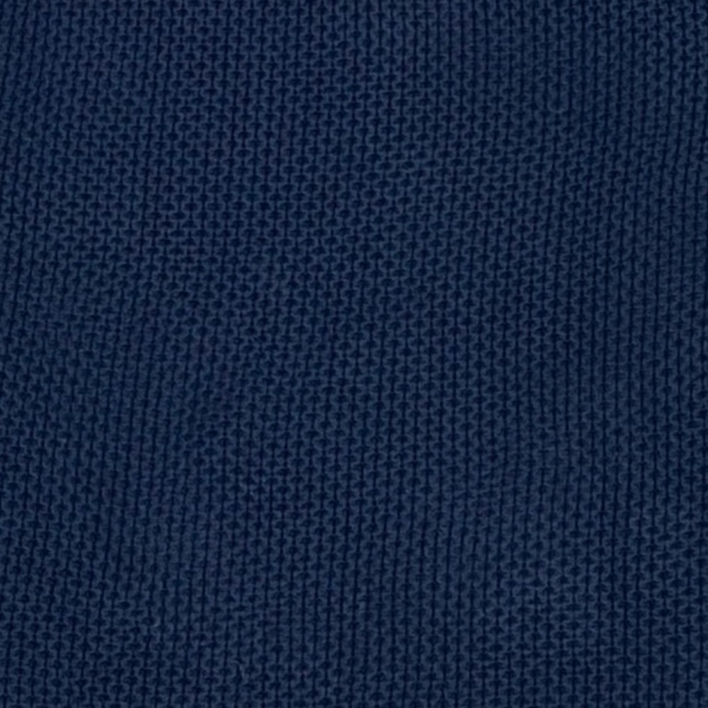 GANT Textured Cotton Crewneck Sweater Navy Blue Size Medium - Picture 6 of 10
